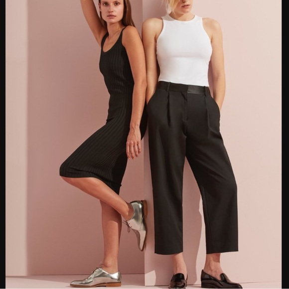 Everlane Ribbed Bodycon Dress. - Picture 4 of 8